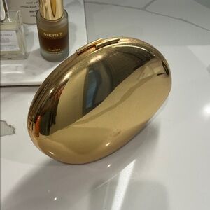 Zara Gold Oval Clutch